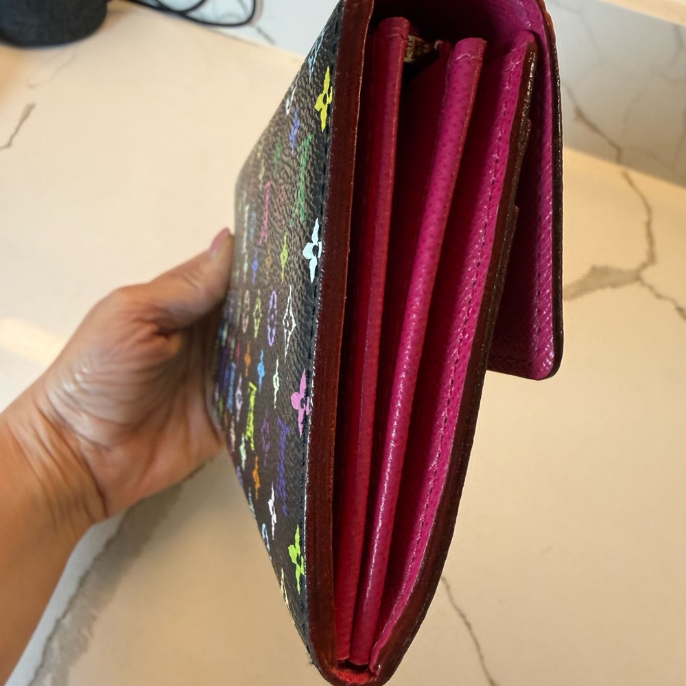Louis Vuitton Sarah Wallet Murakami Monogram Black - Picture 9 of 11